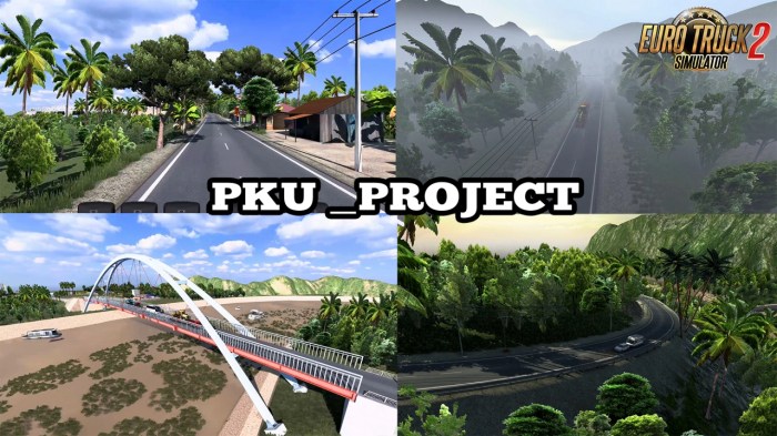 Map PKU v4 ETS2: Jelajahi Pekanbaru dengan Peta Terbaru