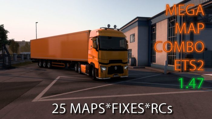 Map Combo ETS2: Kombinasi Peta Terbaik untuk Pengalaman Bermain Maksimal