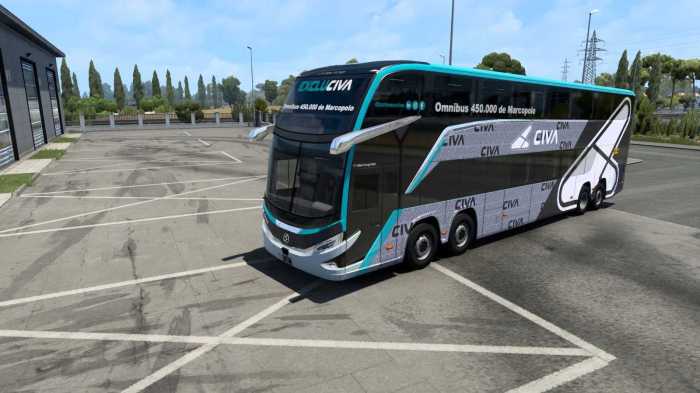 Mod Bus Marcopolo ETS2: Bus Legendaris dengan Fitur Unggulan