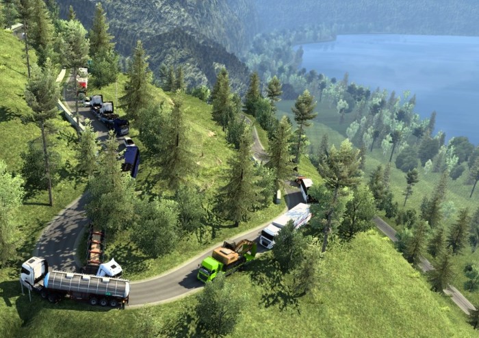 DLC Map Sitinjau Lauik v5 ETS2: Perjalanan Mendebarkan di Jalanan Curam